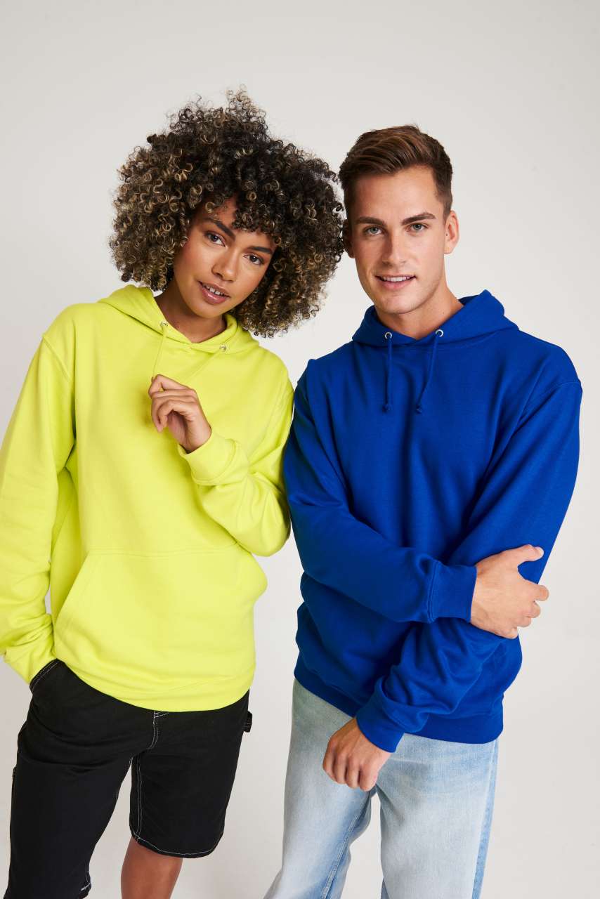 COLLEGE HOODIE - Arctic White - Model
