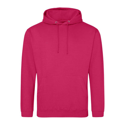 COLLEGE HOODIE - Hot Pink - Main