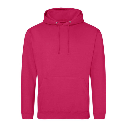 COLLEGE HOODIE - Hot Pink - Main