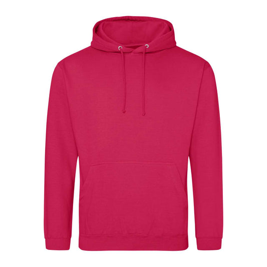 COLLEGE HOODIE - Lipstick Pink - Main