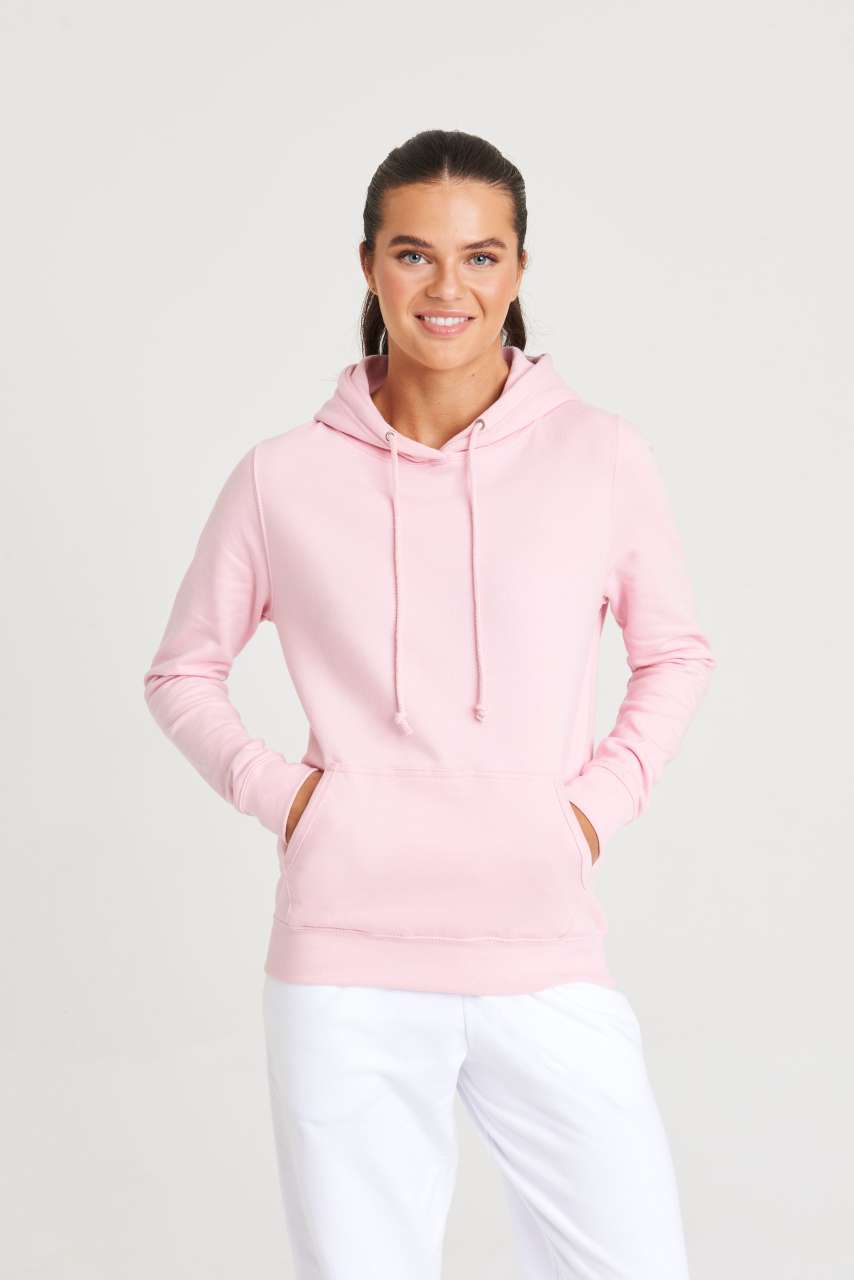 WOMEN'S COLLEGE HOODIE - Airforce Blue - Model