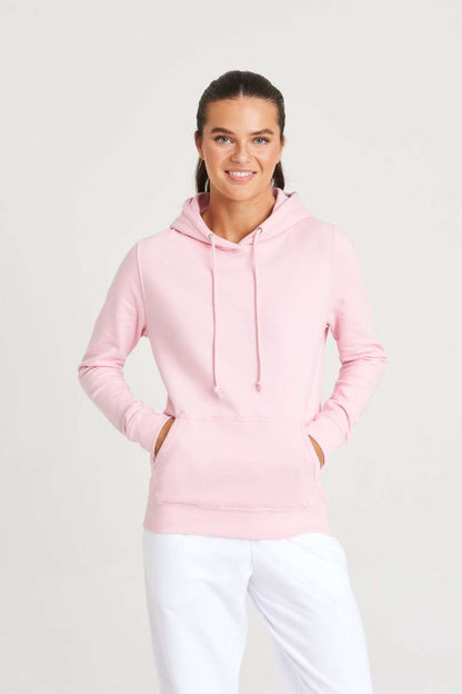 WOMEN'S COLLEGE HOODIE - Airforce Blue - Model