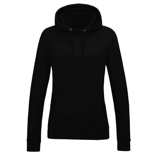 WOMEN'S COLLEGE HOODIE - Deep Black - Main