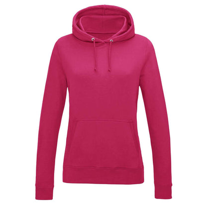 WOMEN'S COLLEGE HOODIE - Hot Pink - Main