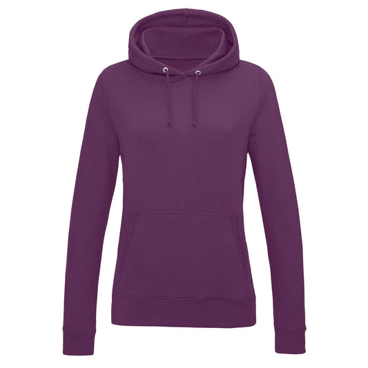 WOMEN'S COLLEGE HOODIE - Plum - Main
