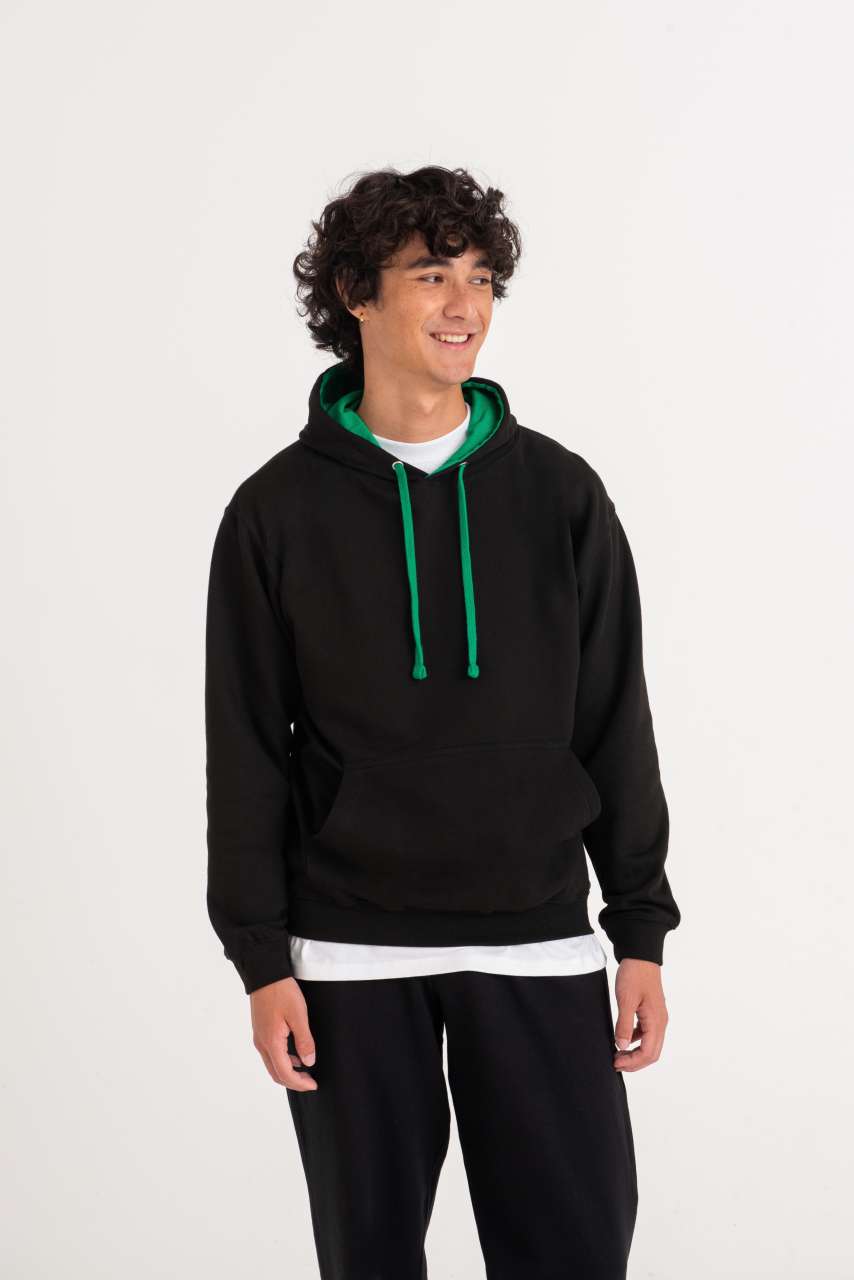 VARSITY HOODIE - Arctic White/French Navy - Additional