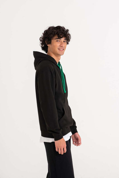 VARSITY HOODIE - Arctic White/French Navy - Additional