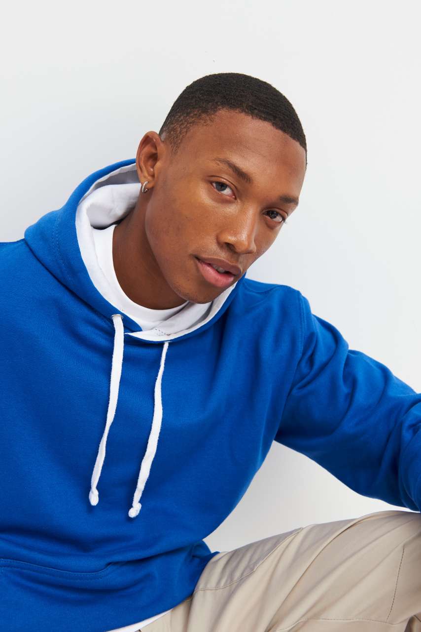 VARSITY HOODIE - Arctic White/French Navy - Additional