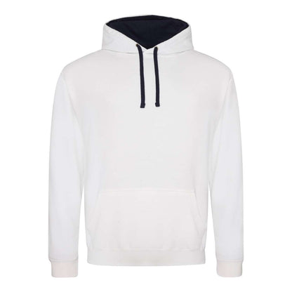 VARSITY HOODIE - Arctic White/French Navy - Main