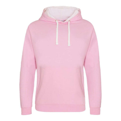 VARSITY HOODIE - Baby Pink/Arctic White - Main