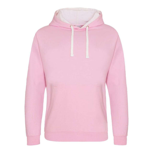 VARSITY HOODIE - Baby Pink/Arctic White - Main