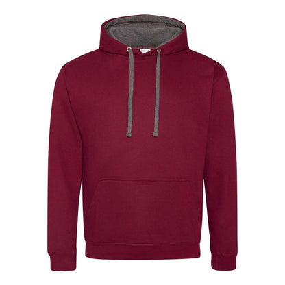 VARSITY HOODIE - Burgundy/Charcoal - Main
