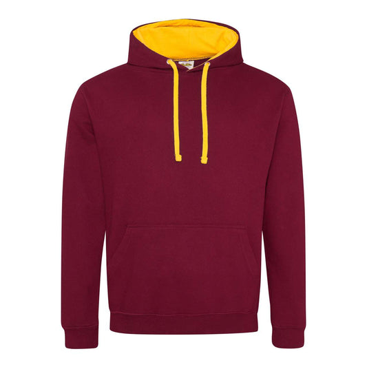 VARSITY HOODIE - Burgundy/Gold - Main