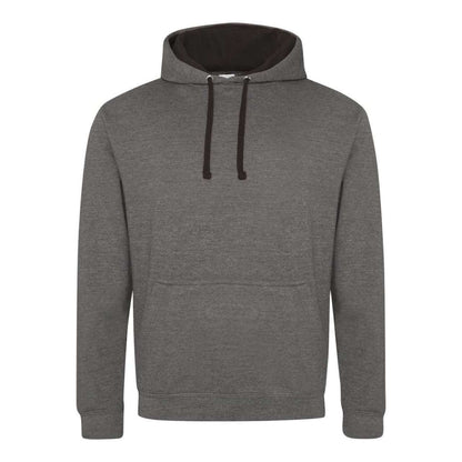 VARSITY HOODIE - Charcoal Grey/Jet Black - Main