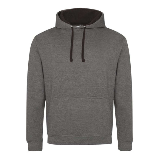 VARSITY HOODIE - Charcoal Grey/Jet Black - Main
