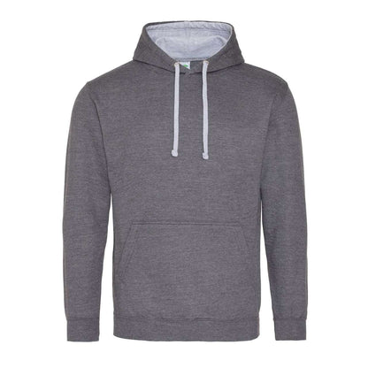 VARSITY HOODIE - Charcoal/Heather Grey - Main