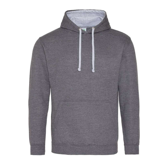 VARSITY HOODIE - Charcoal/Heather Grey - Main