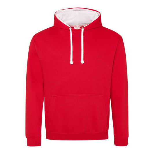 VARSITY HOODIE - Fire Red/Arctic White - Main