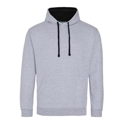 VARSITY HOODIE - Heather Grey/Jet Black - Main