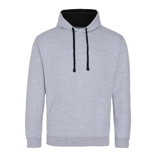 VARSITY HOODIE - Heather Grey/Jet Black - Main