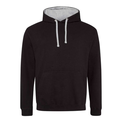 VARSITY HOODIE - Jet Black/Heather Grey - Main