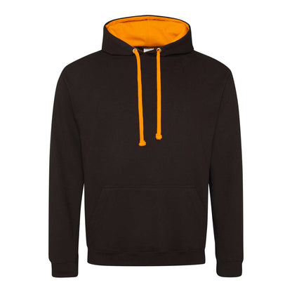 VARSITY HOODIE - Jet Black/Orange Crush - Main