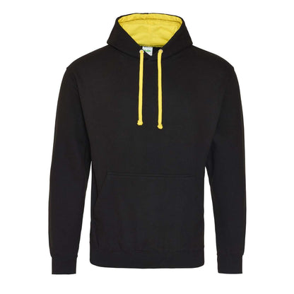 VARSITY HOODIE - Jet Black/Sun Yellow - Main