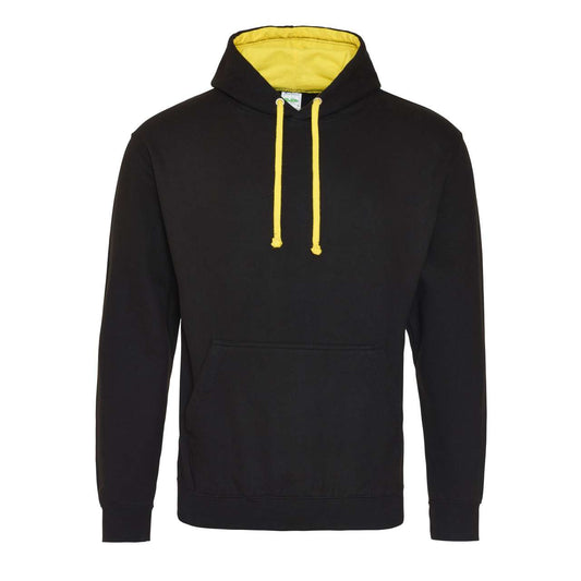 VARSITY HOODIE - Jet Black/Sun Yellow - Main