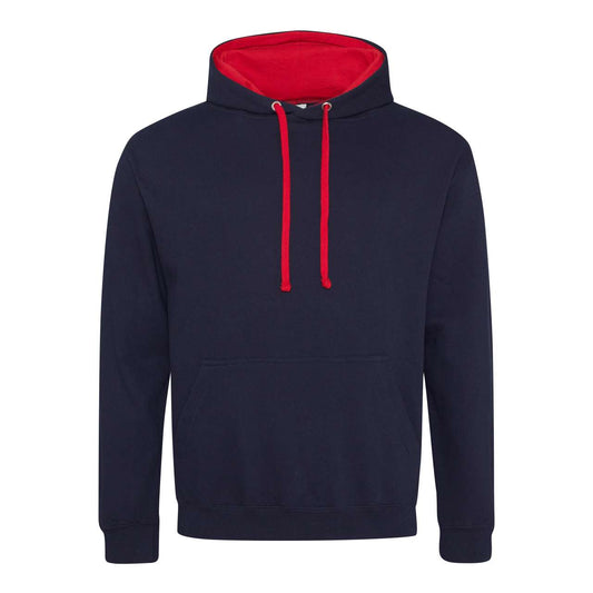 VARSITY HOODIE - New French Navy/Fire Red - Main