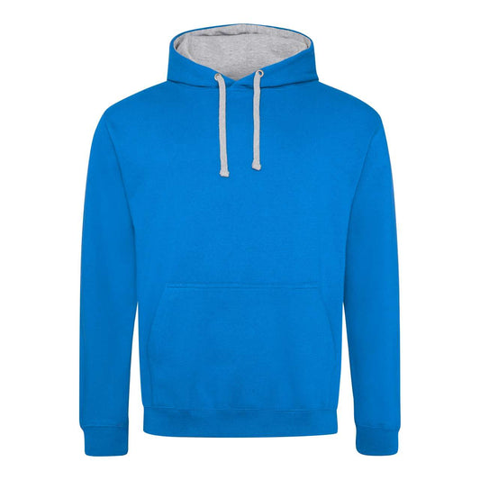 VARSITY HOODIE - Sapphire Blue/Heather Grey - Main