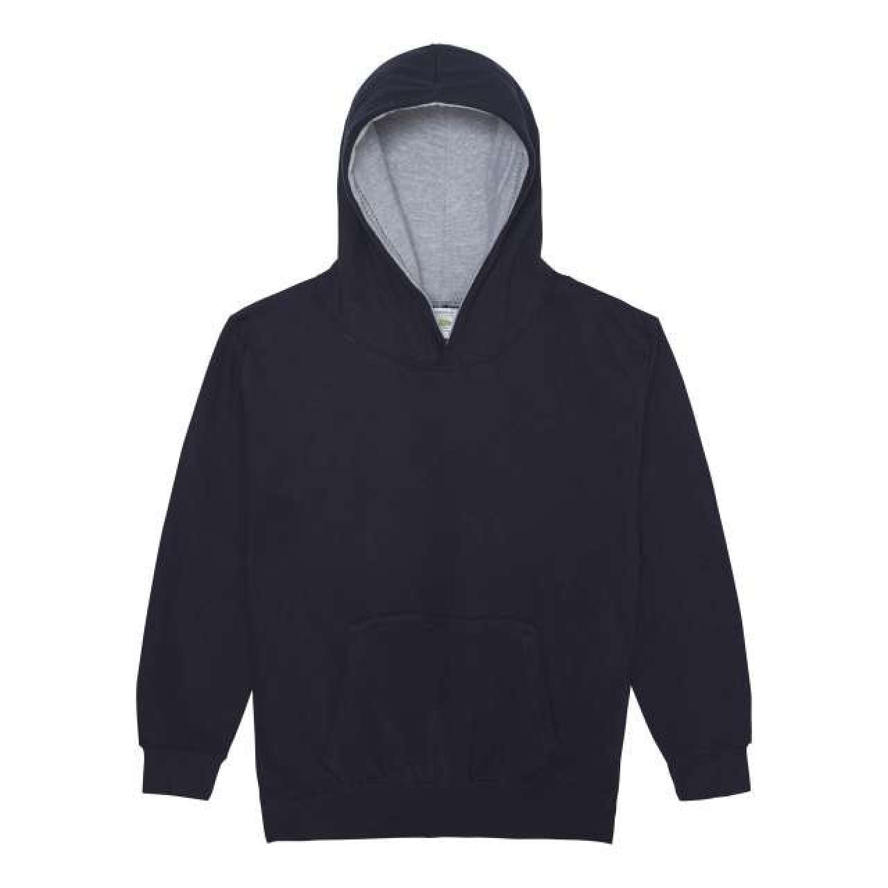 KIDS VARSITY HOODIE - New French Navy/Heather Grey - Main