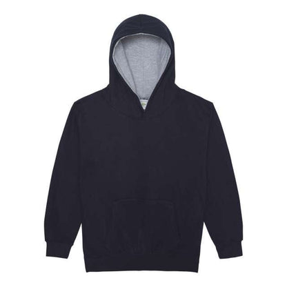 KIDS VARSITY HOODIE - New French Navy/Heather Grey - Main