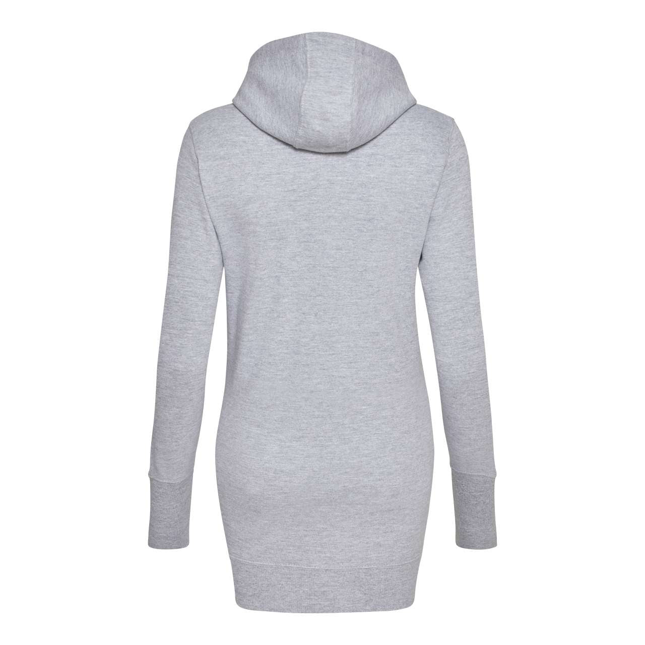 GIRLIE LONGLINE HOODIE - Heather Grey - Additional