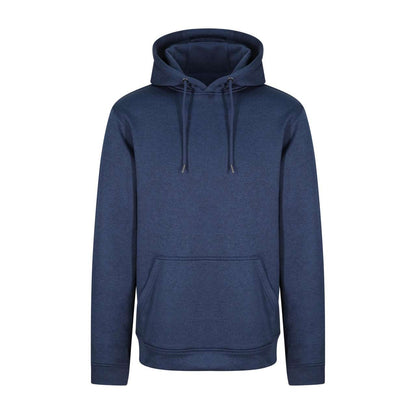 SPORTS POLYESTER HOODIE - Blue Melange - Main