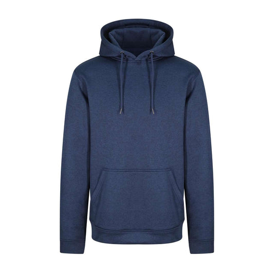 SPORTS POLYESTER HOODIE - Blue Melange - Main