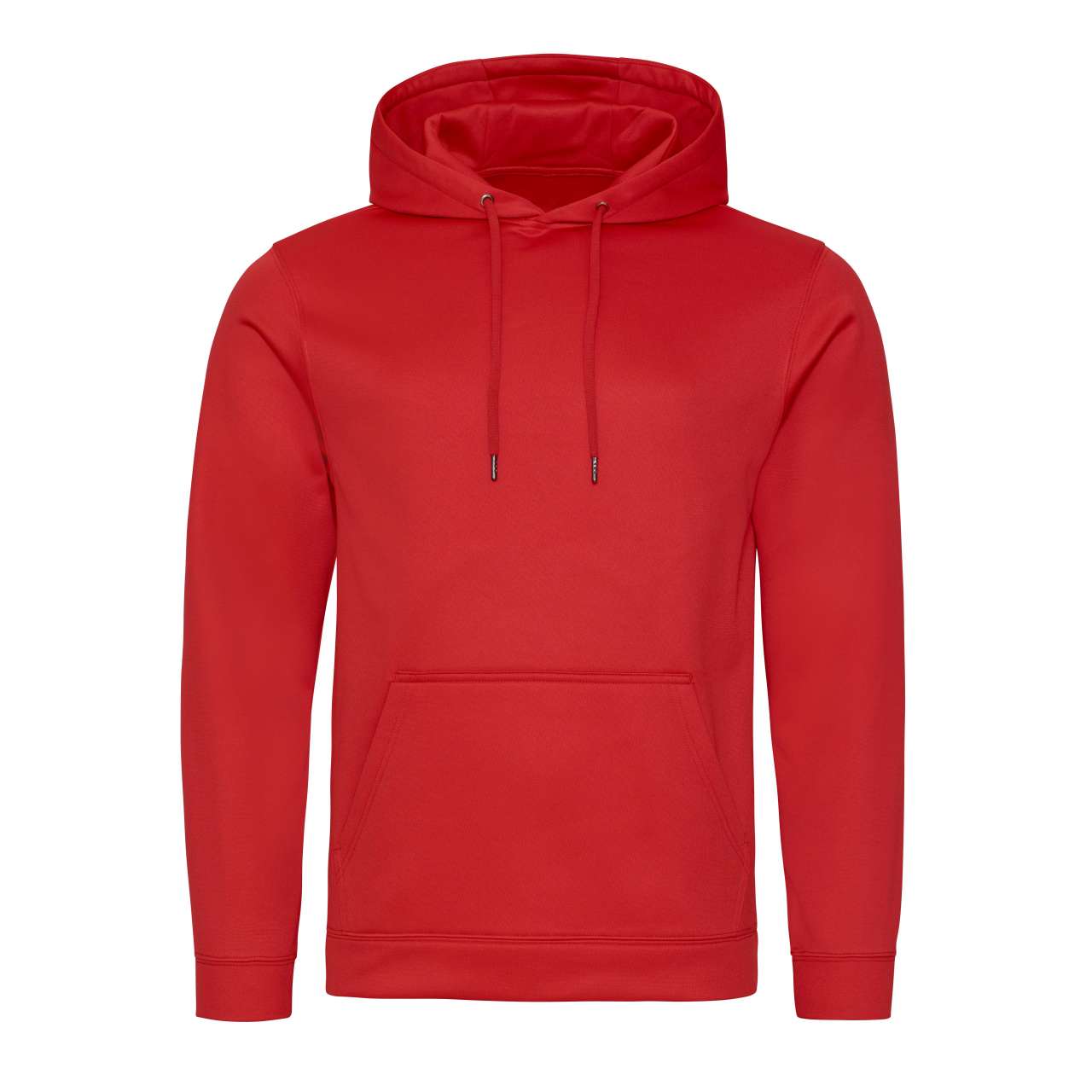 SPORTS POLYESTER HOODIE - Fire Red - Main