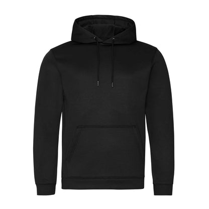SPORTS POLYESTER HOODIE - Jet Black - Main