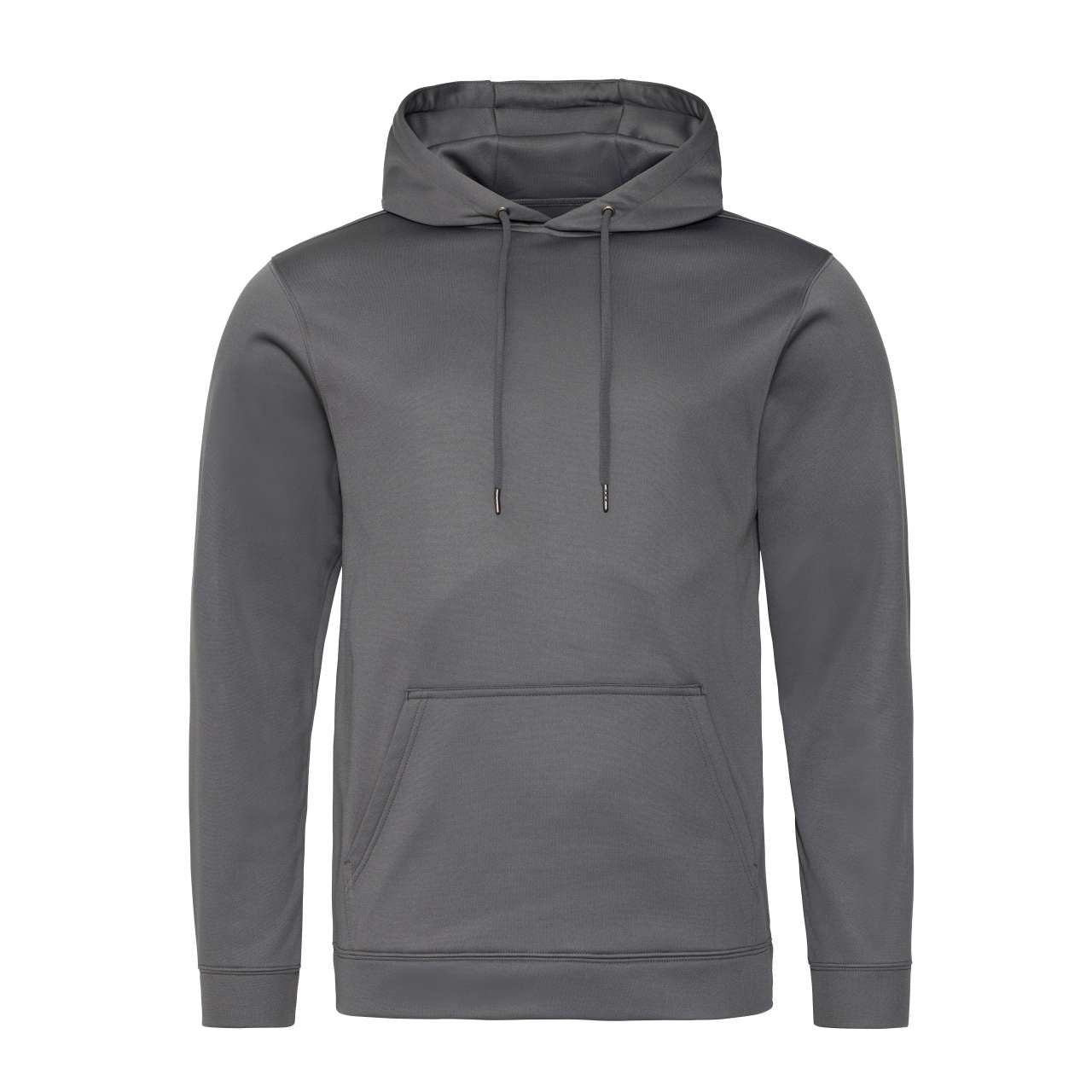 SPORTS POLYESTER HOODIE - Steel Grey - Main