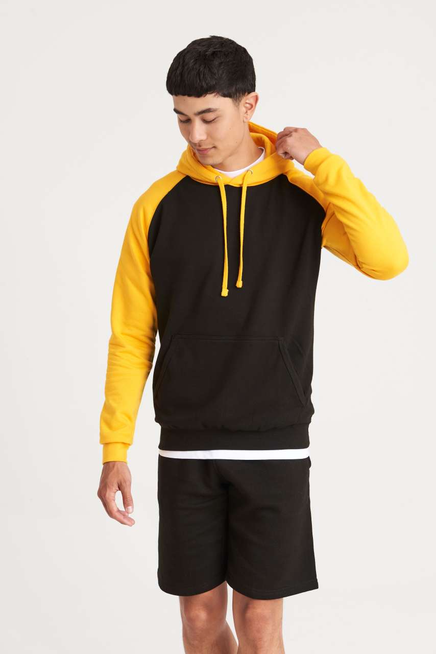 BASEBALL HOODIE - Charcoal Grey/Jet Black - Additional