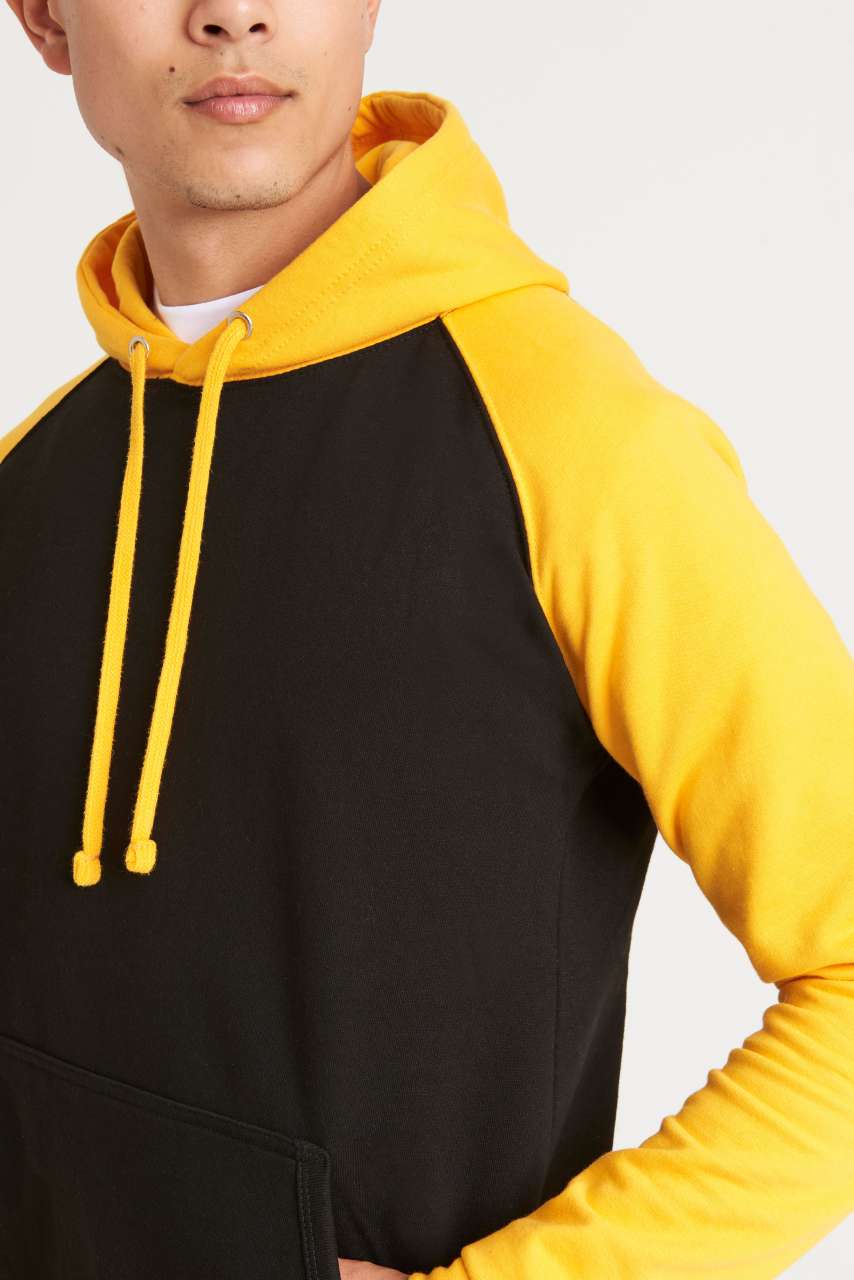 BASEBALL HOODIE - Charcoal Grey/Jet Black - Additional