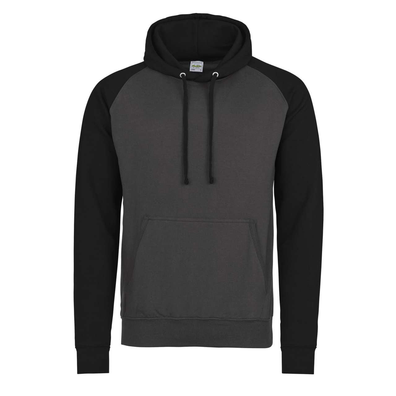 BASEBALL HOODIE - Charcoal Grey/Jet Black - Main