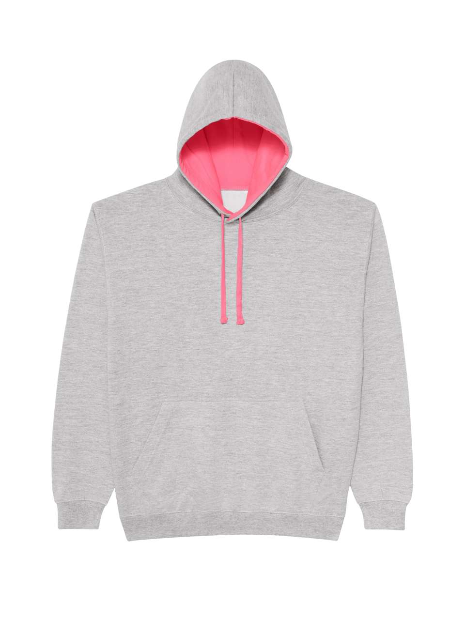 SUPERBRIGHT HOODIE - Heather Grey/Electric Pink - Additional