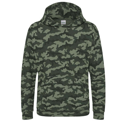 KIDS CAMO HOODIE - Green Camo - Main