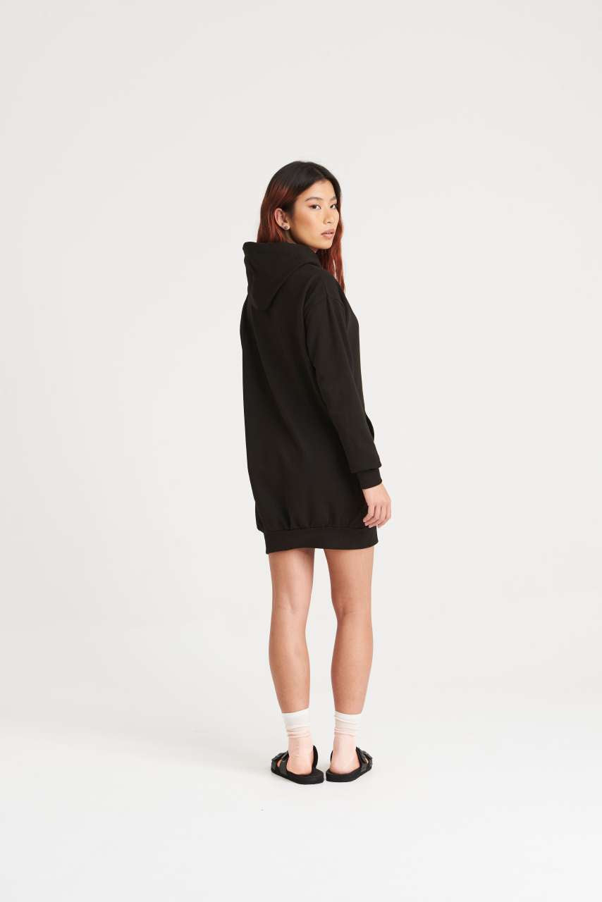 HOODIE DRESS - Heather Grey - Additional