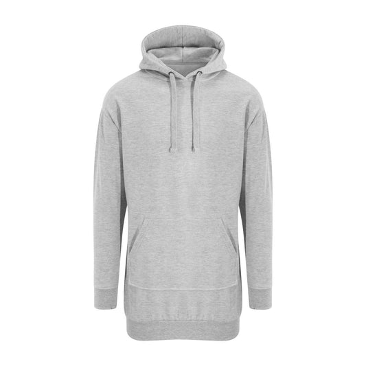HOODIE DRESS - Heather Grey - Main
