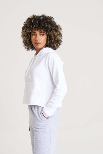 WOMEN'S CROPPED HOODIE - Arctic White - Additional