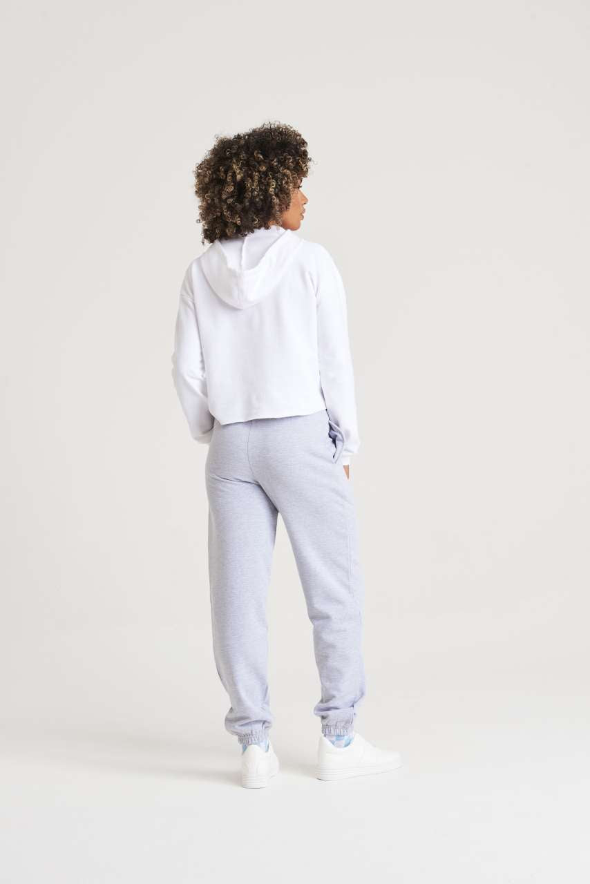 WOMEN'S CROPPED HOODIE - Arctic White - Additional