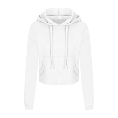 WOMEN'S CROPPED HOODIE - Arctic White - Main