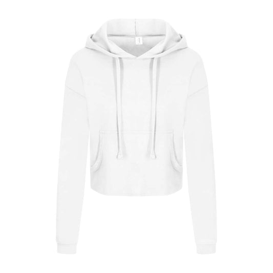 WOMEN'S CROPPED HOODIE - Arctic White - Main