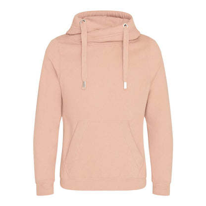 CROSS NECK HOODIE - Nude - Main
